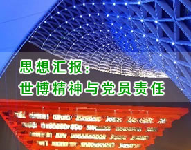 2010年思想汇报：世博精神与党员责任
